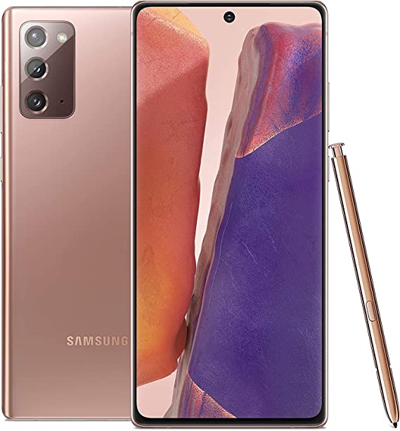 Samsung Galaxy Note 20 5G N981U 128GB AT&T Unlocked Mystic Bronze (Renewed) Visit the Amazon Renewed Store 4.2 4.2 out of 5 stars 405 ratings | 123 answered questions Climate Pledge Friendly Climate Pledge Friendly Price: $279.00 $112.60 Shipping & Import Fees Deposit to Nigeria Details Available at a lower price from other sellers that may not offer free Prime shipping. Color: Mystic Bronze