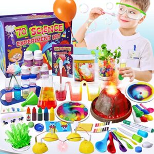 UNGLINGA 70 Lab Experiments Science Kits for Kids Age 4-6-8-12 Educational Scientific Toys Gifts for Girls Boys, Chemistry Set, Crystal Growing, Erupting Volcano, Fruit Circuits STEM Activities Visit the UNGLINGA Store 4.6 4.6 out of 5 stars 5,615 ratings | 28 answered questions Amazon's Choice for "science kits for kids 4-6" 700+ bought in past week -24% $24.99 List Price: $32.99 No Import Fees Deposit & $30.73 Shipping to Nigeria Details Coupon: Apply 5% coupon Shop items | Term