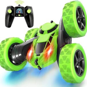 Remote Control Car Stunt RC Cars, 90 Min Playtime, 2.4Ghz Double Sided 360° Rotating RC Crawler with Headlights, 4WD Off Road Drift RC Race Car Toy for Boys and Girls Aged 6-12 Green Visit the MidiVix Store 4.5 4.5 out of 5 stars 140 ratings | 9 answered questions $24.99 No Import Fees Deposit & $25.66 Shipping to Nigeria Details