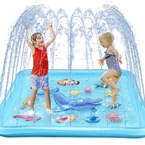 Growsland Splash Pad for Toddlers, Outdoor Sprinkler for Kids, 67" Summer Water Toys Inflatable Wading Baby Pool Fun Gifts for 3 4 5 6 7 8 9 Years Old Boy Girl Backyard Garden Lawn Outdoor Games Visit the Growsland Store 4.4 4.4 out of 5 stars 1,028 ratings | 15 answered questions Amazon's Choice for "water table for toddlers age 3-5" $24.99 No Import Fees Deposit & $28.86 Shipping to Nigeria Details Coupon: Apply 10% coupon Shop items | Terms