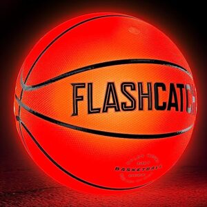 Light Up Basketball - Glow in the Dark Basket Ball - NO 7 - Sports Gear Gifts for Boys & Girls 8-15+ Year Old - Kids, Teens Gift Ideas - Cool Boy Toys Ages 8 9 10 11 12 13 14 15 Glowing Night Activity Brand: FlashCatch 4.5 4.5 out of 5 stars 105 ratings | 3 answered questions Amazon's Choice for "glow in the dark basketball" 1K+ bought in past week Deal -50% $24.99 List Price: $49.99 No Import Fees Deposit & $27.37 Shipping to Nigeria Details Available at a lower price from other sellers that may not offer free Prime shipping. Brand FlashCatch