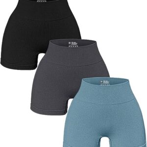 OQQ 3 Piece for Women Yoga Shorts Workout Athletic Seamless High Wasit Gym Leggings 4.5 4.5 out of 5 stars    15,334 ratings | 33 answered questions Price:	$10.80 Fit: True to size. Order usual size.