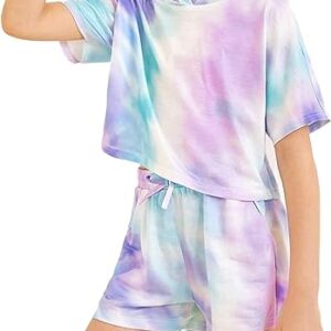 Visit the Jorssar Store Girls Tie Dye Clothes Outfits Set Jogger Suits Sweatsuits Tracksuits Sweatshirts Hoodies Shorts Sets 4.5 4.5 out of 5 stars    487 ratings  Price:	$23.99 - $24.99