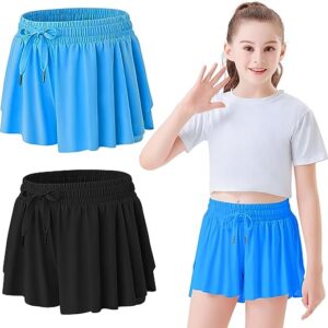 Brand: QooNoo 2 Packs Girls Butterfly Athletic Shorts for Girls Running Shorts for Kids with Pocket 2-in-1 Cheerleading Shorts 4.9 4.9 out of 5 stars    14 ratings  $29.95 No Import Fees Deposit & $21.91 Shipping to Nigeria