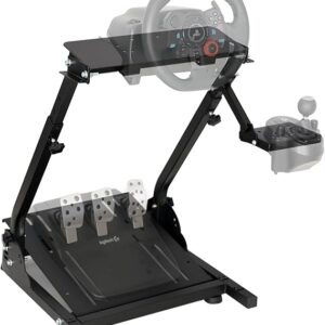 Racing Wheel Stand, Height Adjustable & Foldable Steering Wheal Stand Compatible with Logitech G25,G27,G29,G920 Gaming Cockpit Brand: Nejoney 4.3 4.3 out of 5 stars    760 ratings Amazon's Choice 300+ bought in past month Limited time deal $71.99 with 20 percent savings-20% $71.99