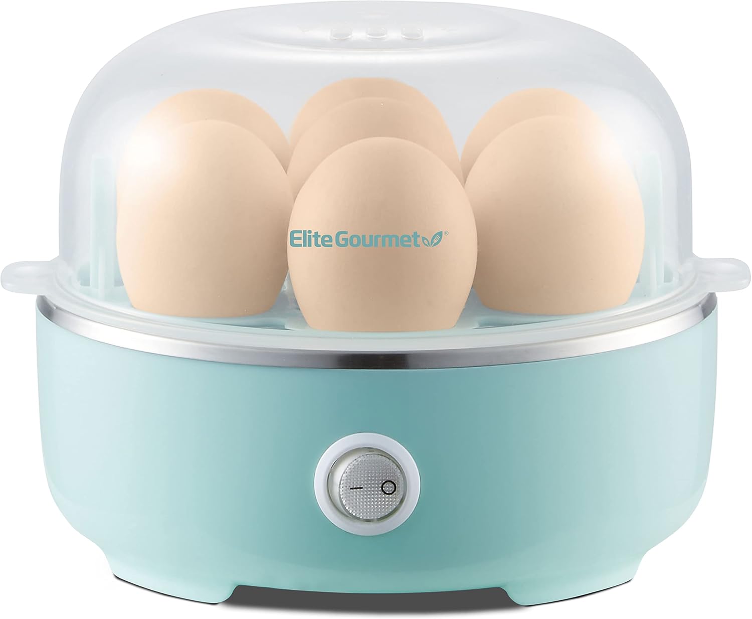 Elite Gourmet EGC115M Easy Egg Cooker Electric 7-Egg Capacity, Soft, Medium, Hard-Boiled Egg Cooker with Auto Shut-Off, Measuring Cup Included, BPA Free, Retro Mint Visit the Elite Gourmet Store 4.6 4.6 out of 5 stars 9,004 ratings Amazon's Choice 9K+ bought in past month $11.99$11.99