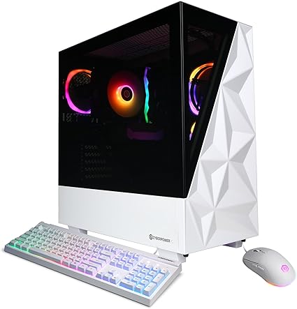CyberPowerPC Gamer Xtreme VR Gaming PC, Intel Core i7-14700F 2.1GHz, GeForce RTX 5060 Ti 16GB, 16GB DDR5, 1TB PCIe 4.0 SSD, WiFi Ready & Windows 11 Home (GXiVR8040A17) Visit the CyberpowerPC Store 4.6 4.6 out of 5 stars 1,069 ratings Overall Pick 500+ bought in past month $1,359.99$1,359.99