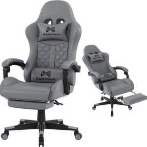 Gaming Chair, 400 lbs Adult Chair, High Back Computer Chair with Footrest and Linked Armrests, Office Video Game Chair with Lumbar Support (Grey) Visit the Gamtimer Store 4.0 4.0 out of 5 stars    189 ratings Amazon's Choice 300+ bought in past month $159.99 with 11 percent savings-11% $159.99