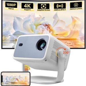 Projector, Smart 1080p Portable Home Theater with Android 13, WiFi 6, Auto Focus & Built-In Speaker – Mini Projector for Movies, Gaming & Streaming Brand: Generic $249.00$249.00 $77.25 Shipping & Import Fees Deposit to Nigeria Details