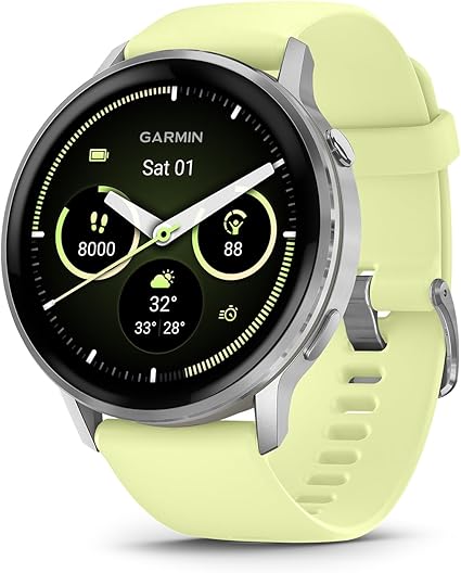 Garmin Venu® 4, 45mm, Advanced Health and Fitness GPS Smartwatch, Bright and Colorful Display, Built-in Flashlight, 12 Days of Battery Life, Silver with Citron Silicone Band Visit the Garmin Store 4.5 4.5 out of 5 stars 32 ratings Amazon's Choice 50+ bought in past month $549.99$549.99 $85.06 Shipping & Import Fees Deposit to Nigeria Details