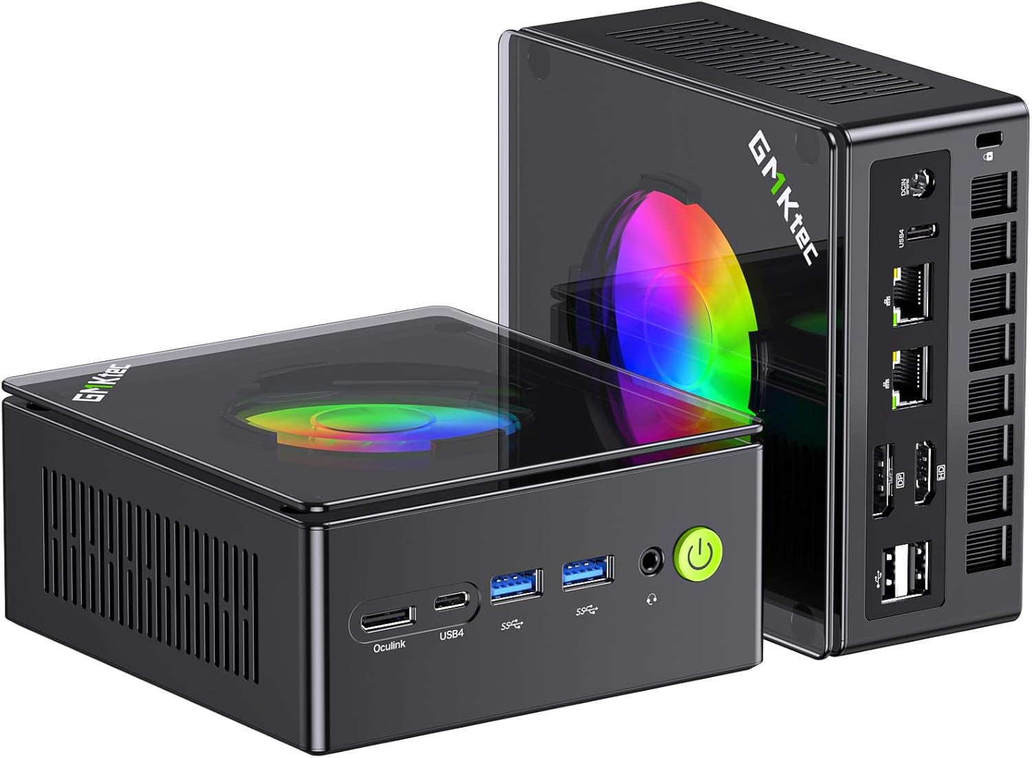 GMKtec K11 Gaming Mini PC, AMD Ryzen 9 8945HS(8C/16T, Up to 5.2GHz), 64GB DDR5 RAM 1TB Mini Desktop Computer, HDMI/Oculink/DisplayPort/USB4*2 Visit the GMKtec Store 4.5 4.5 out of 5 stars 125 ratings Amazon's Choice 100+ bought in past month $689.99 with 22 percent savings-22% $689.99
